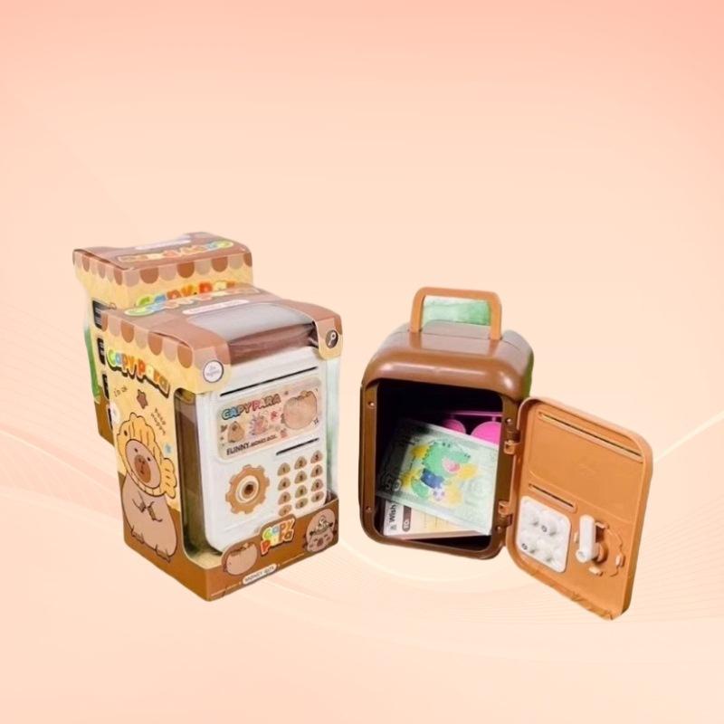 指紋認証付き貯金箱、電子ATM型貯金箱、コインや現金用のセー - Coin Operated Kiddie Ride のレビューと価格