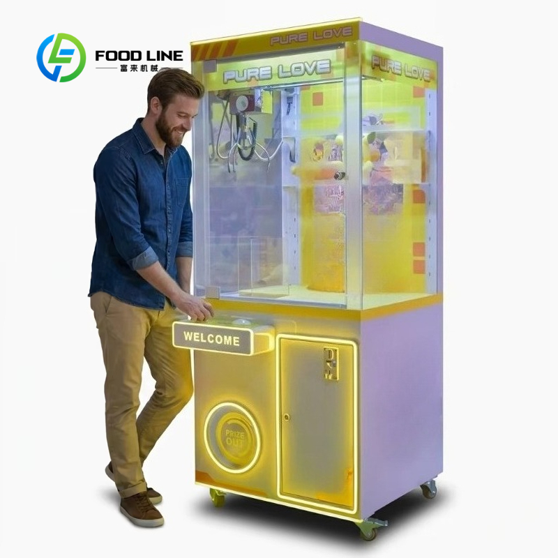 カスタマイズ可能な自動クレーンゲーム機、コイン式ぬいぐるみ獲 - Arcade Vending & Laundry のレビューと価格