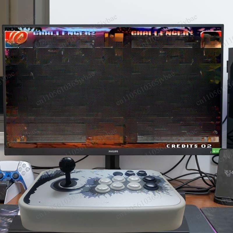 USB接続の有線アーケードジョイスティック。コンピューター用 - Arcade Games & Vending Llc Photos のレビューと価格