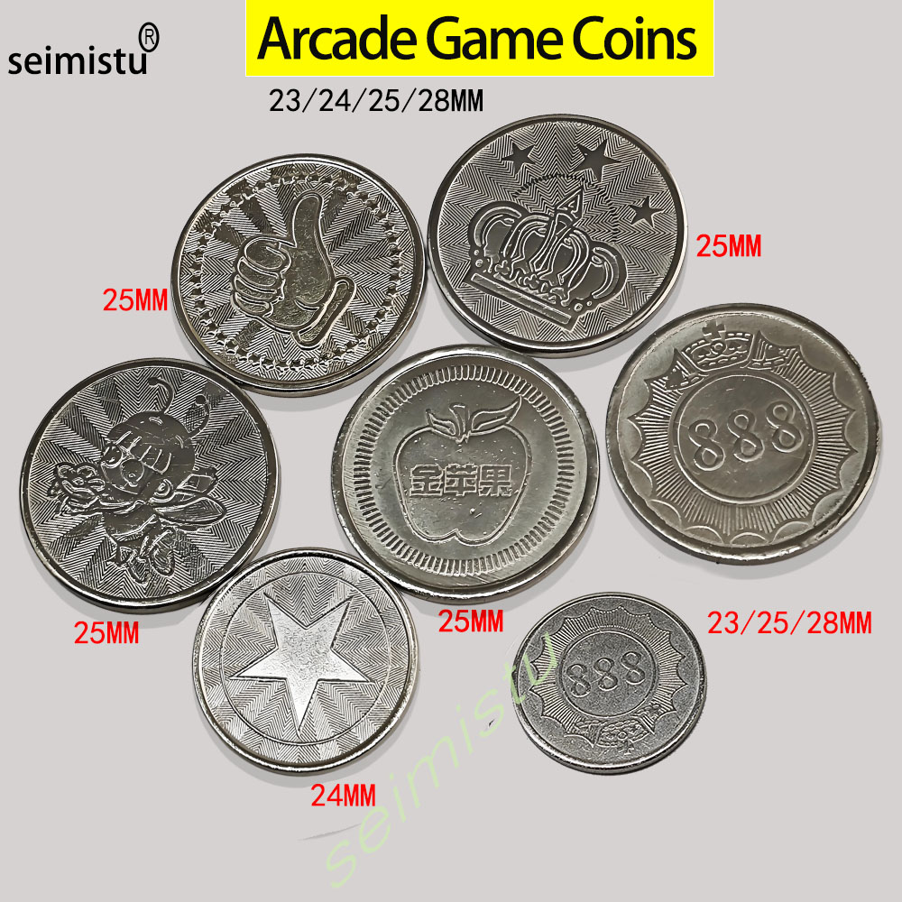 100個 ステンレス製 23/24/25mm トークン クラ - Arcade Vending & Laundry のレビューと価格